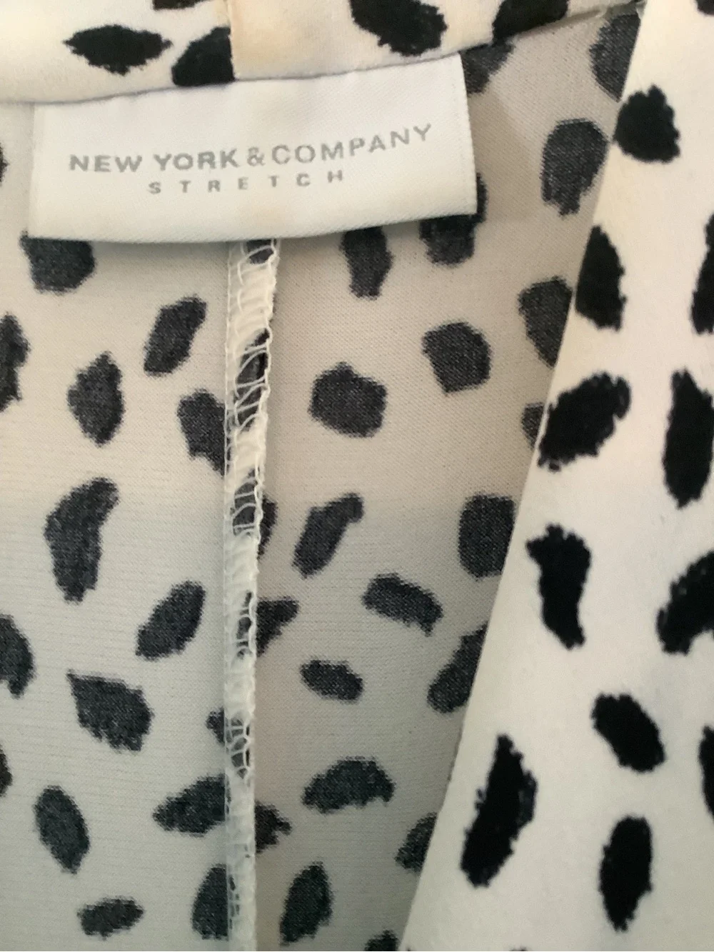 New York & Company Black and White Polka Dot Dress - Picture 3 of 8